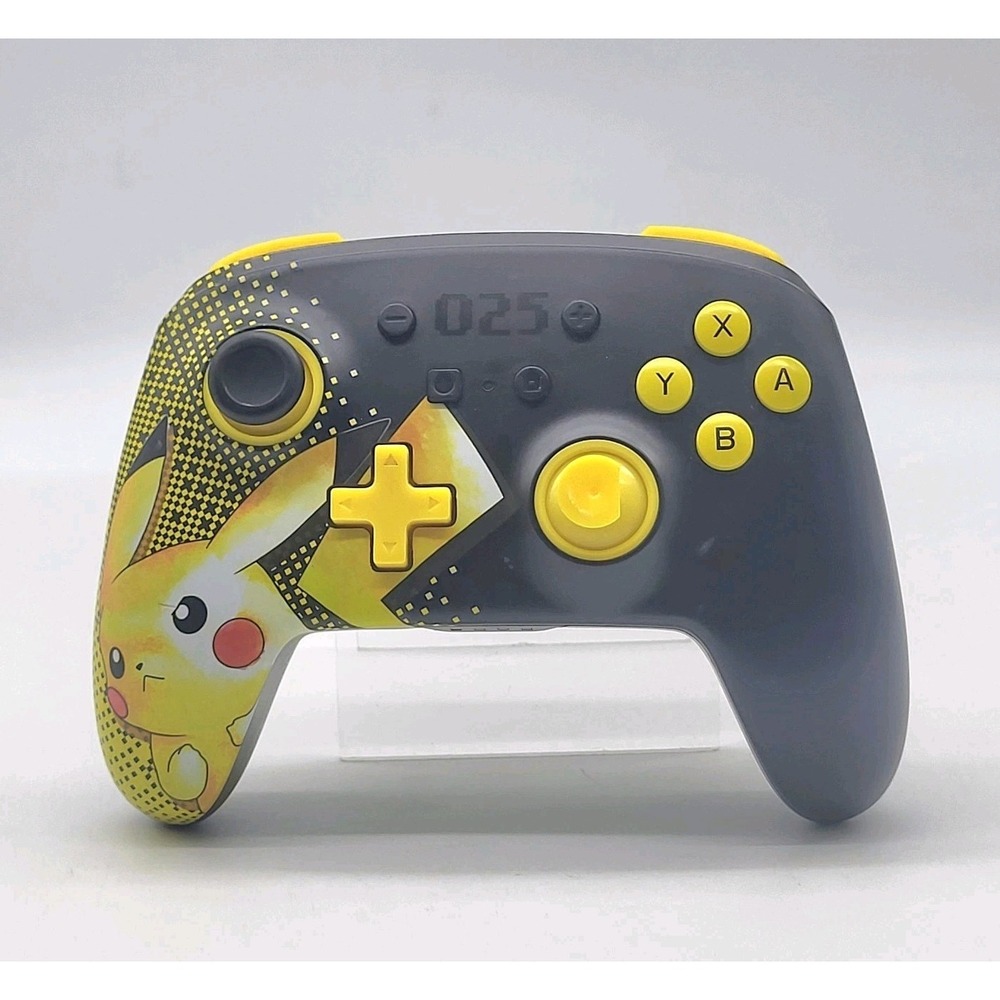 PowerA Enhanced Wireless Nintendo Switch Controller Pikachu 025 25th Anniversary